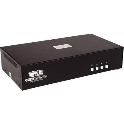 Commutateur KVM sécurisé à 4 ports pour deux écrans Tripp Lite par Eaton, HDMI - 4K, NIAP PP3.0, audio, CAC, TAA B002A-UH2AC4