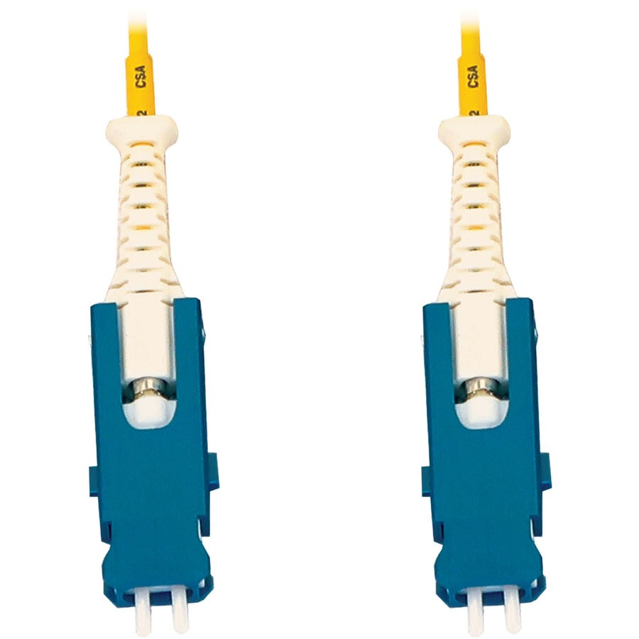 Câble à fibre optique monomode 9/125 OS2 40/100/400G Tripp Lite par Eaton N383L-01M, jaune, 1 m (3,3 pi) N383S-01M