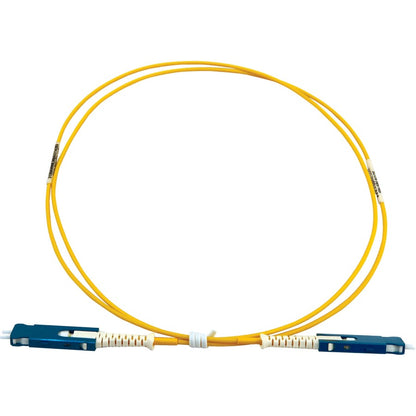 Câble à fibre optique monomode 9/125 OS2 40/100/400G Tripp Lite par Eaton N383L-01M, jaune, 1 m (3,3 pi) N383S-01M