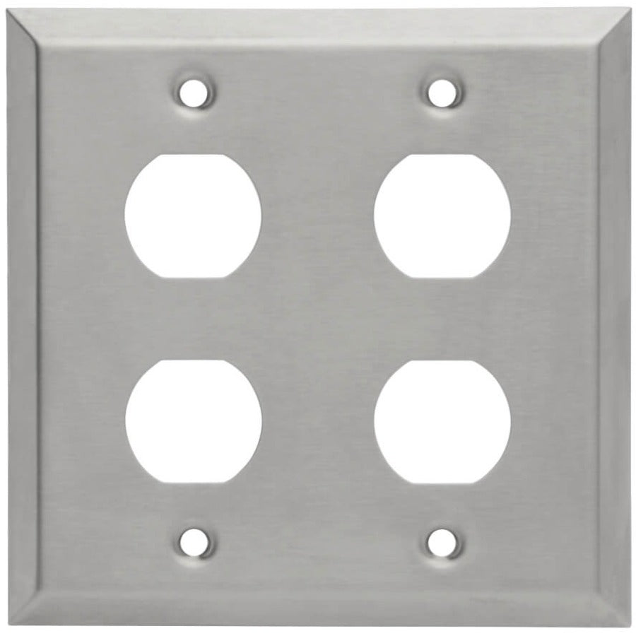 Plaque murale RJ45 Tripp Lite by Eaton N206-FP04-IND, 4 découpes, industrielle, métal N206-FP04-IND