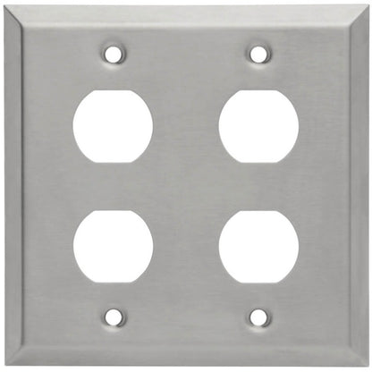 Plaque murale RJ45 Tripp Lite by Eaton N206-FP04-IND, 4 découpes, industrielle, métal N206-FP04-IND