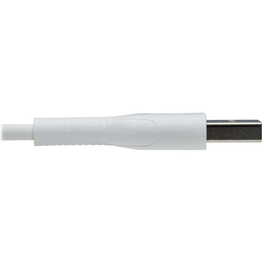 Tripp Lite by Eaton Safe-IT M100AB-03M-WH Sync/Charge Lightning/USB Data Transfer Cable M100AB-03M-WH