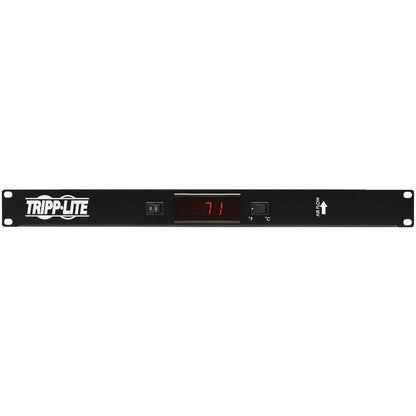 Panneau d'obturation 1U Tripp Lite par Eaton avec capteur de température et ventilateurs haute performance SRFAN1UTEMP