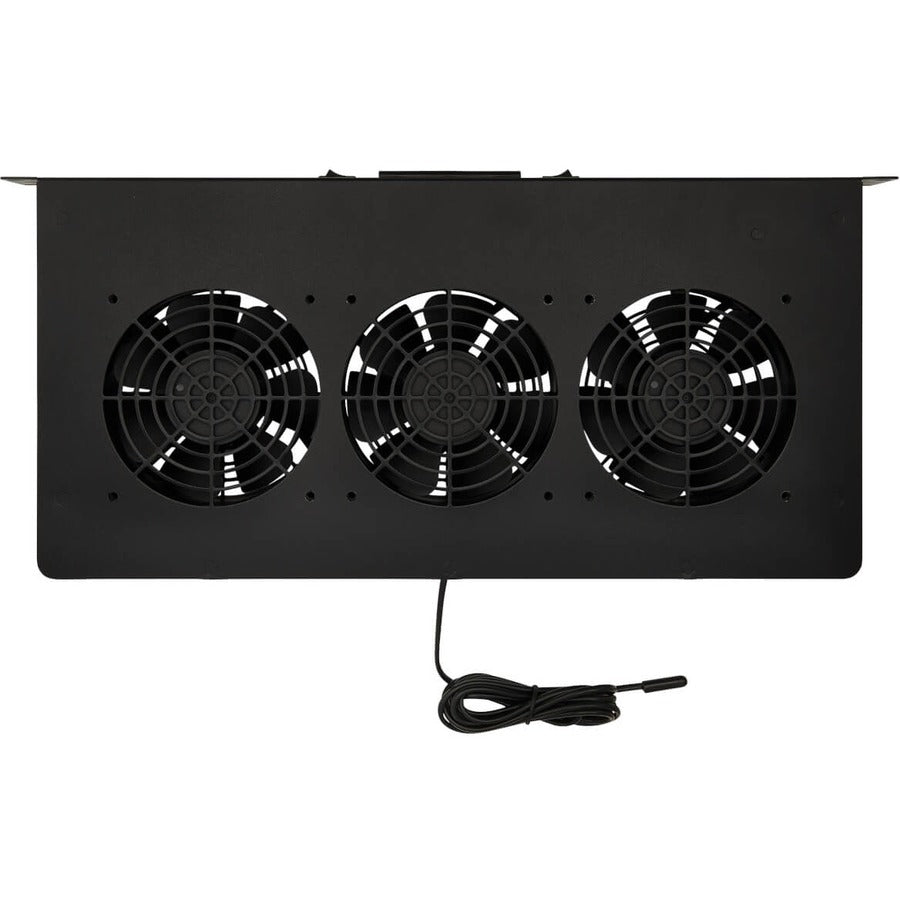 Panneau d'obturation 1U Tripp Lite par Eaton avec capteur de température et ventilateurs haute performance SRFAN1UTEMP