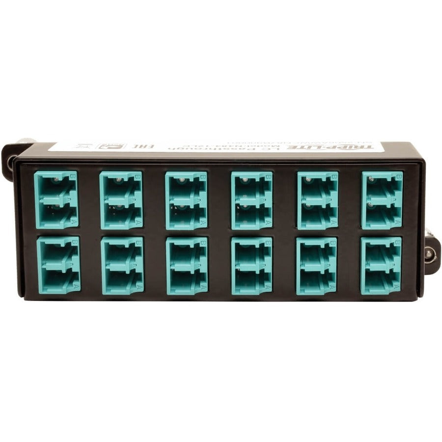 Cassette de transfert haute densité 10 GbE Tripp Lite avec connexion duplex 12 LC N484-12LC