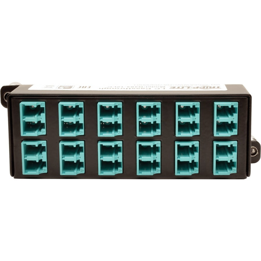 Cassette de transfert haute densité 10 GbE Tripp Lite avec connexion duplex 12 LC N484-12LC