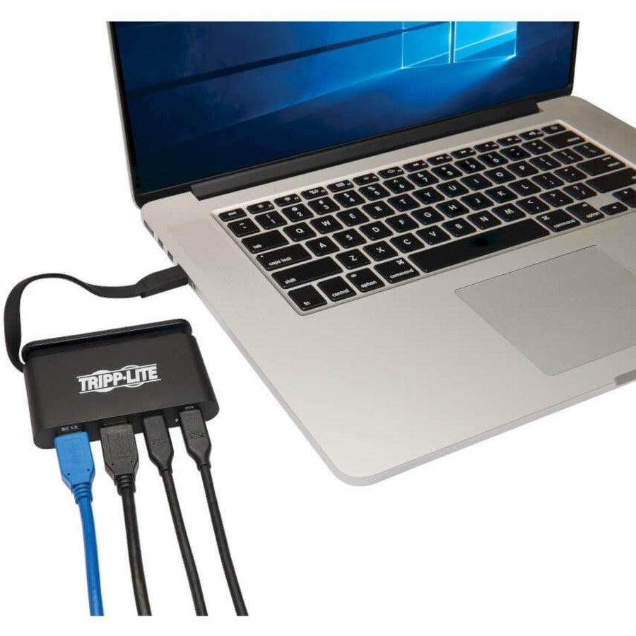 Hub USB 3.1 C Tripp Lite par Eaton U460-T04-2A2C-1, 5 Gbit/s, noir U460-T04-2A2C-1