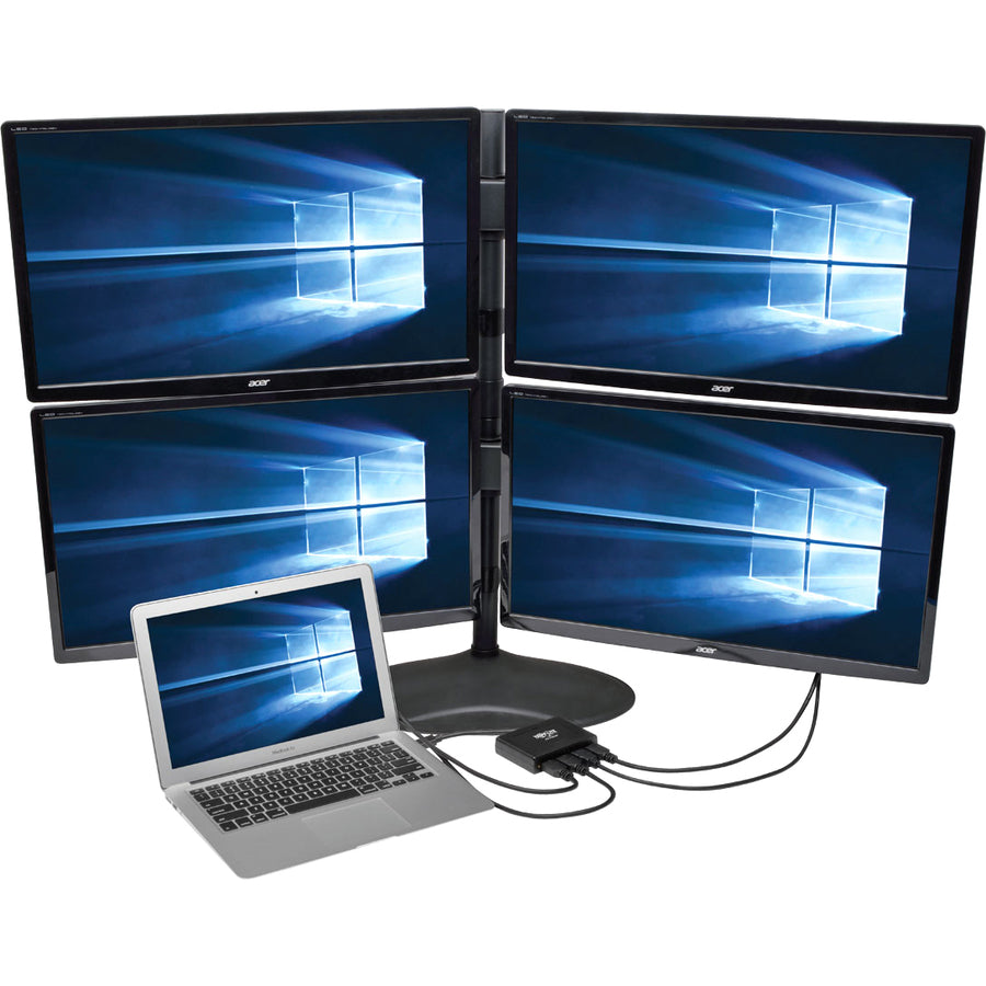 Hub MST Mini DisplayPort 1.2 vers HDMI à 4 ports Tripp Lite par Eaton B155-004-HD-V2 B155-004-HD-V2