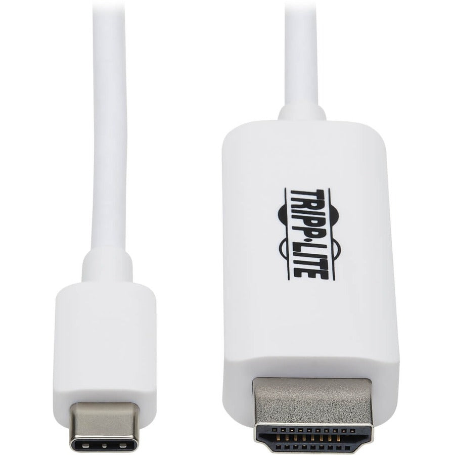 Câble adaptateur USB-C vers HDMI Tripp Lite par Eaton U444-003-HWE, M/M, blanc, 3 pi. U444-003-HWE