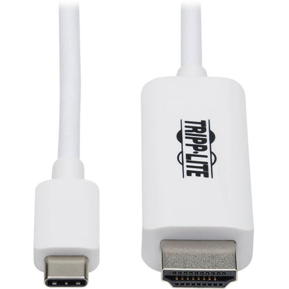Câble adaptateur USB-C vers HDMI Tripp Lite par Eaton U444-003-HWE, M/M, blanc, 3 pi. U444-003-HWE
