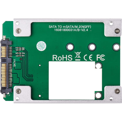Adaptateur de boîtier ouvert M.2 NGFF SSD (clé B) vers SATA 2,5 pouces Tripp Lite par Eaton P960-001-M2-NE