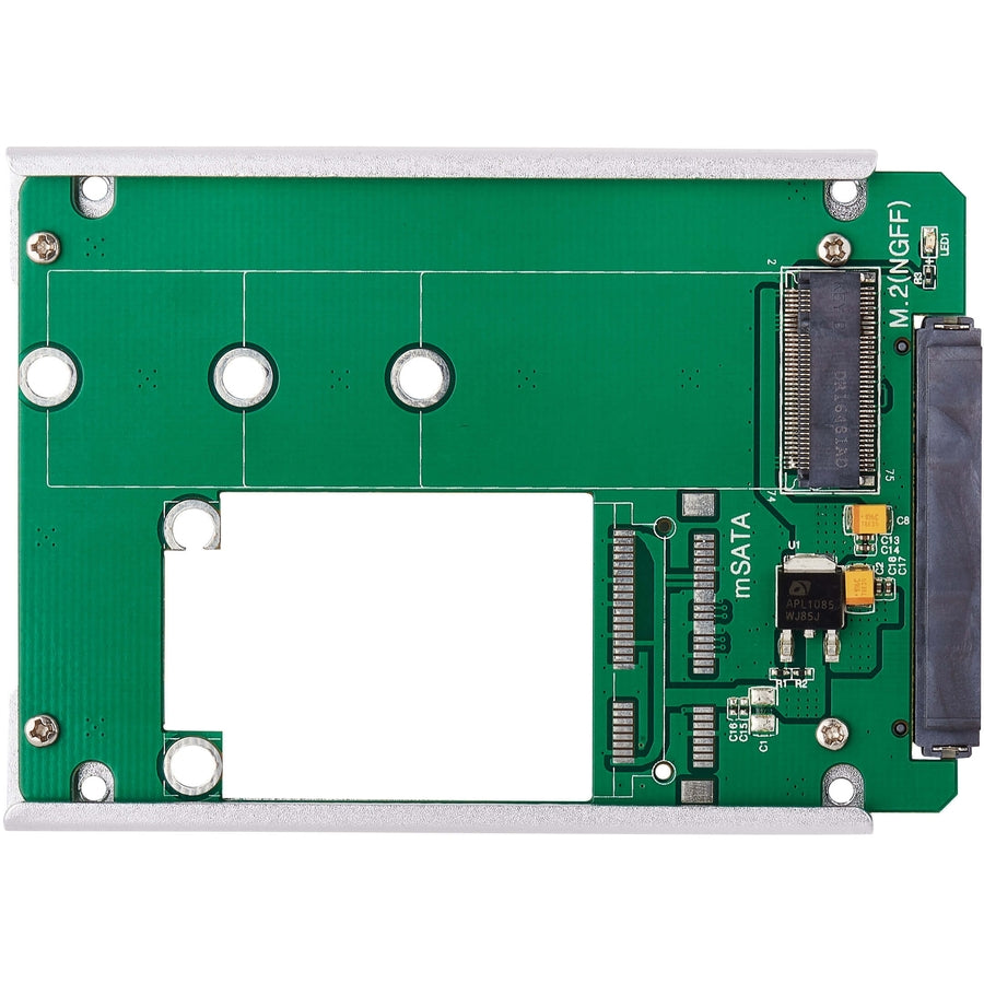 Adaptateur de boîtier ouvert M.2 NGFF SSD (clé B) vers SATA 2,5 pouces Tripp Lite par Eaton P960-001-M2-NE