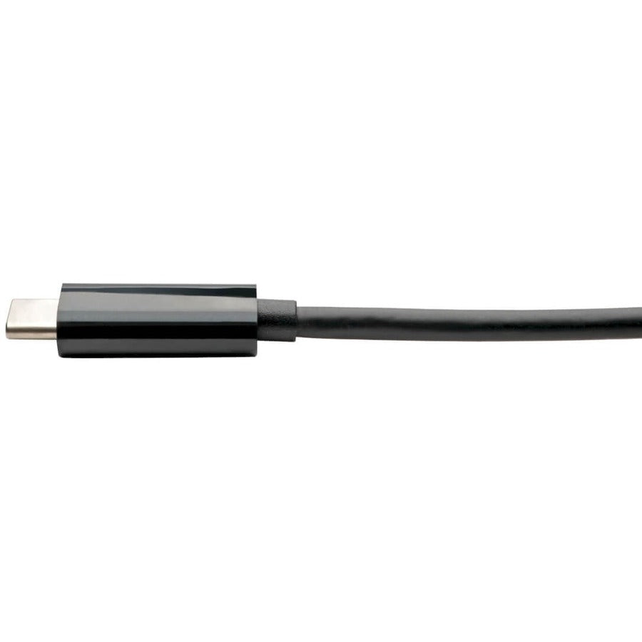 Adaptateur USB-C vers DVI Tripp Lite par Eaton avec chargement PD - USB 3.1, Thunderbolt 3, 1080p, noir U444-06N-DB-C