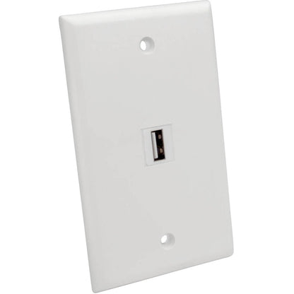 Coupleur de montage Keystone/panneau tout-en-un USB 2.0 Tripp Lite par Eaton (F/F), blanc U060-000-KP-WH