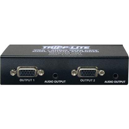 Tripp Lite par Eaton Dual VGA avec audio sur extension Cat5, récepteur, jusqu'à 300 pieds. B132-200A-SR