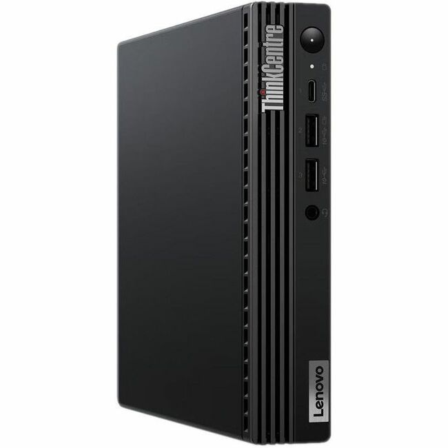 Ordinateur de bureau Lenovo ThinkCentre M70q Gen 4 12E3004VCA - Intel Core i7 13e génération i7-13700T Hexadéca-core (16 cœurs) 1,40 GHz - 32 Go RAM DDR4 SDRAM - 512 Go SSD M.2 PCI Express NVMe 4.0 x4 - Minuscule - Noir 12E3004VCA