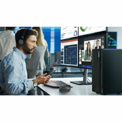 Ordinateur de bureau Lenovo ThinkCentre M90t Gen 3 11TN001XCA - Intel Core i5 12e génération i5-12500 Hexa-core (6 cœurs) 3 GHz - 8 Go de RAM DDR5 SDRAM - 512 Go de SSD M.2 PCI Express NVMe 4.0 x4 - Tour - Noir 11TN001XCA