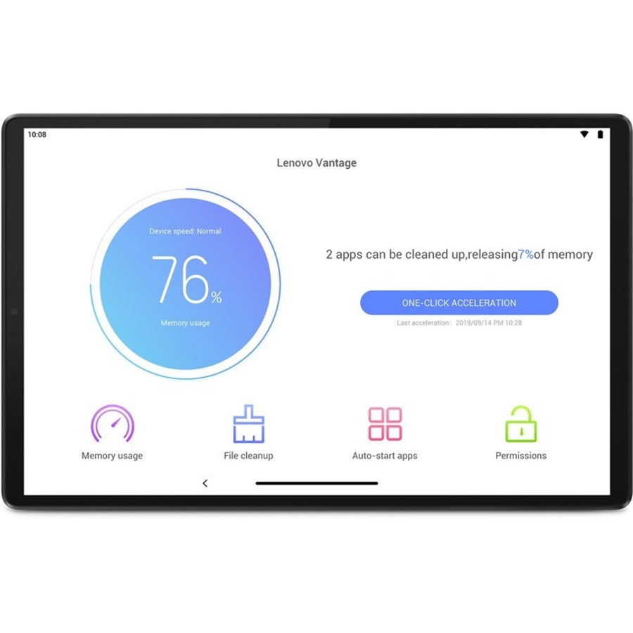 Tablette Lenovo Smart Tab M10 TB-X606FA - 10,3" WUXGA - Cortex A53 Octa-core (8 Core) 2,30 GHz - 2 Go RAM - 32 Go Stockage - Android 9.0 Pie - Gris Platine ZA6M0055US