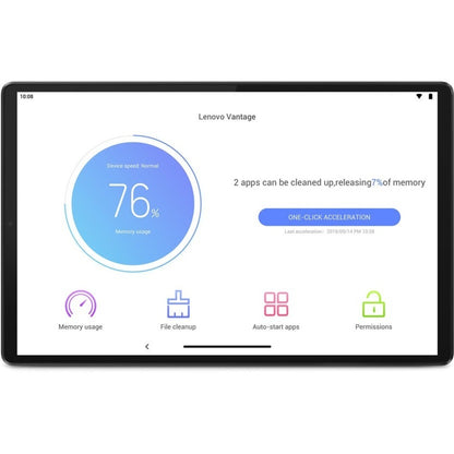 Tablette Lenovo Smart Tab M10 TB-X606FA - 10,3" WUXGA - Cortex A53 Octa-core (8 Core) 2,30 GHz - 2 Go RAM - 32 Go Stockage - Android 9.0 Pie - Gris Platine ZA6M0055US