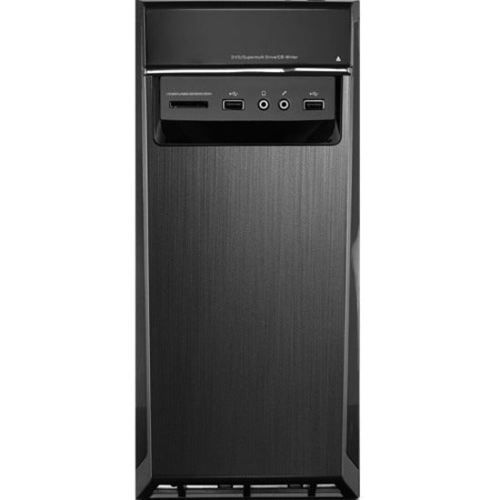 Ordinateur de bureau Lenovo H50-50 90B700EDUS - Intel Core i7 i7-4790 3,60 GHz - 8 Go RAM DDR3 SDRAM - 1 To HDD - 120 Go SSD - Tour - Noir, Gris 90B700EDUS