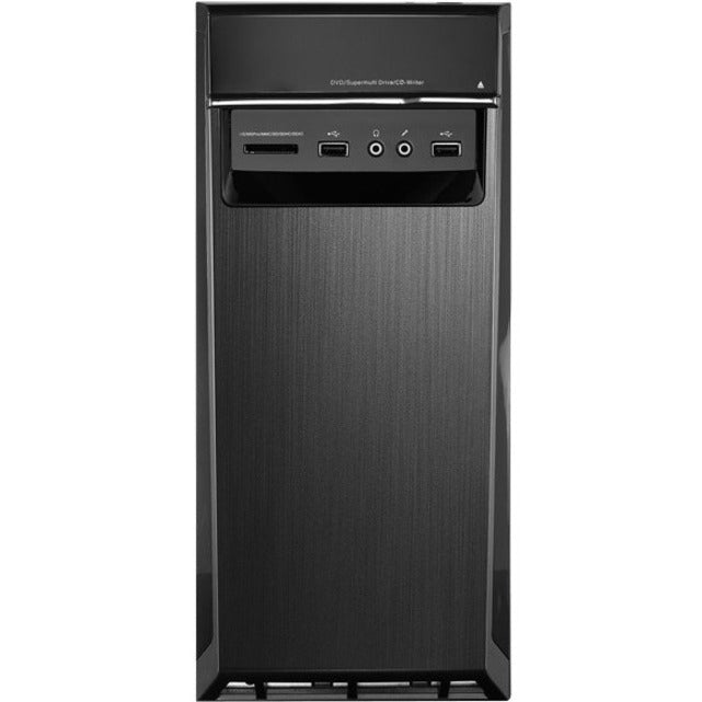 Ordinateur de bureau Lenovo H50-50 90B7003NUS - Intel Pentium G3250 Dual-core (2 Core) 3,20 GHz - 4 Go RAM DDR3 SDRAM - 1 To HDD - Tour - Noir, Gris 90B7003NUS