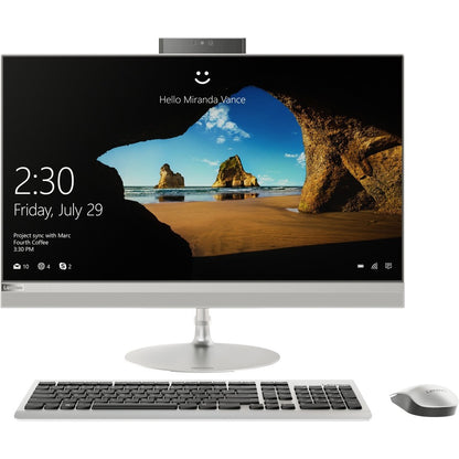 Ordinateur tout-en-un Lenovo IdeaCentre 520-27IKL F0D00006US - Intel Core i7 7e génération i7-7700T 2,90 GHz - 16 Go RAM DDR4 SDRAM - 2 To HDD - 16 Go SSD - 27" 2560 x 1440 - Bureau - Argent F0D00006US