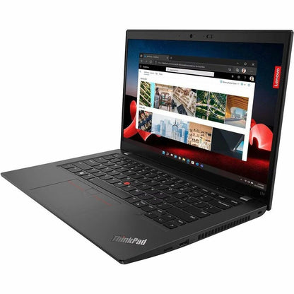 Ordinateur portable Lenovo ThinkPad L14 Gen 4 21H1005NCA 14" - Full HD - 1920 x 1080 - Intel Core i5 13e génération i5-1345U Deca-core (10 cœurs) - 16 Go de RAM totale - SSD 512 Go - Thunder Black 21H1005NCA