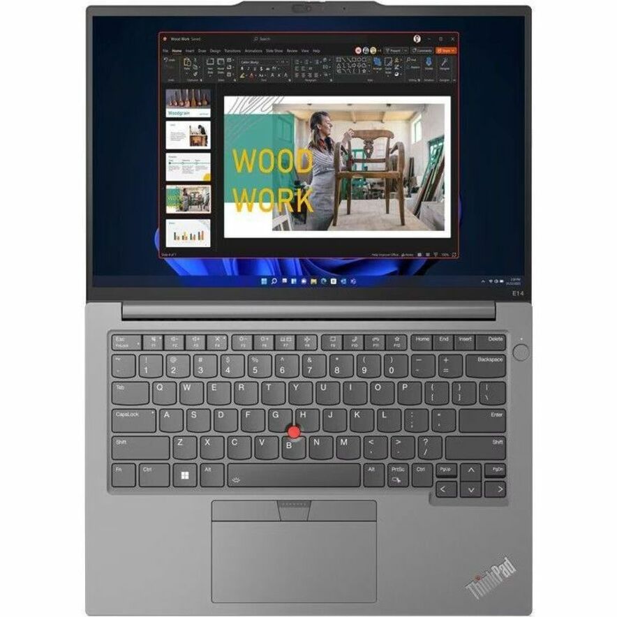 Ordinateur portable Lenovo ThinkPad E14 Gen 5 21JK0051US 14" - WUXGA - 1920 x 1200 - Intel Core i5 13e génération i5-1335U Deca-core (10 cœurs) - 16 Go de RAM totale - 8 Go de mémoire embarquée - SSD 256 Go - Gris arctique 21JK0051US