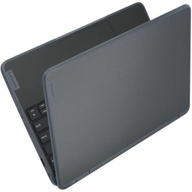 Ordinateur portable convertible 2 en 1 Lenovo 82VM0018US 11,6" - HD - 1366 x 768 - Intel N200 Quad-core (4 cœurs) - 8 Go de RAM totale - 8 Go de mémoire embarquée - 128 Go de SSD - Gris ardoise 82VM0018US
