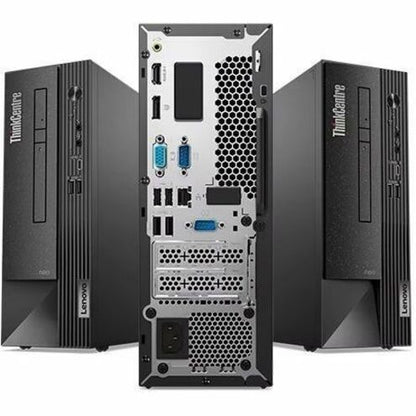Ordinateur de bureau Lenovo ThinkCentre neo 50s Gen 4 12JF0004US - Intel Core i3 13e génération i3-13100 Quad-core (4 cœurs) 3,40 GHz - 8 Go de RAM DDR4 SDRAM - 256 Go de SSD M.2 PCI Express NVMe 4.0 x4 - Petit facteur de forme - Noir 12JF0004US
