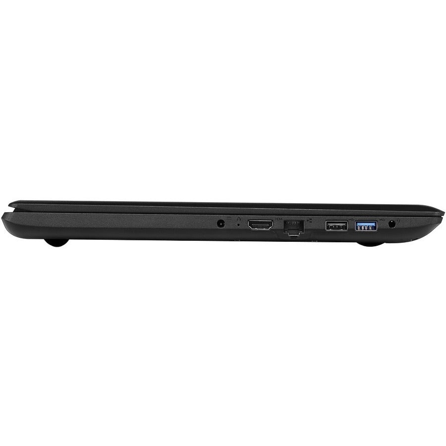 Ordinateur portable Lenovo IdeaPad 110-15IBR 80T70012US 15,6" - 1366 x 768 - Intel Celeron N3060 Dual-core (2 cœurs) 1,60 GHz - 4 Go de RAM totale - Disque dur 500 Go - Noir 80T70012US