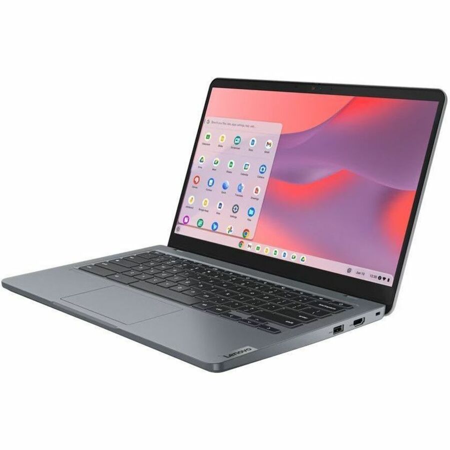 Lenovo 14e Chromebook Gen 3 82W6000ACF Chromebook à écran tactile 14" - Full HD - 1920 x 1080 - Intel N-Series N100 Quad-core (4 Core) 800 MHz - 4 Go de RAM totale - 4 Go de mémoire embarquée - 32 Go de mémoire flash - Gris orage 82W6000ACF