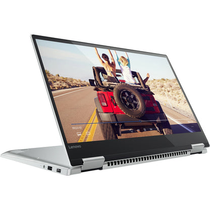 Ordinateur portable 2 en 1 Lenovo Yoga 720-15IKB 80X7006KUS 15,6" - 1920 x 1080 - Intel Core i7 7e génération i7-7700HQ Quad-core (4 cœurs) 2,80 GHz - 8 Go de RAM totale - SSD 512 Go - Platinum 80X7006KUS