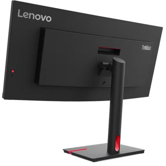 Lenovo ThinkVision T34w-30 34" Class Webcam UW-QHD Curved Screen LED Monitor - 21:9 - Raven Black 63D4ZAR1US