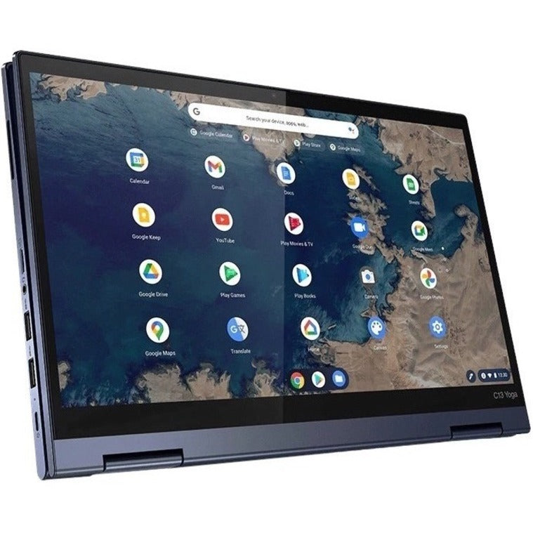 Lenovo ThinkPad C13 Yoga Gen 1 20UX001YUS Chromebook convertible 2 en 1 tactile 13,3" - Full HD - 1920 x 1080 - AMD Ryzen 3 3250C Dual-core (2 Core) 2,60 GHz - 4 Go de RAM totale - SSD 128 Go - Bleu abysse 20UX001YUS