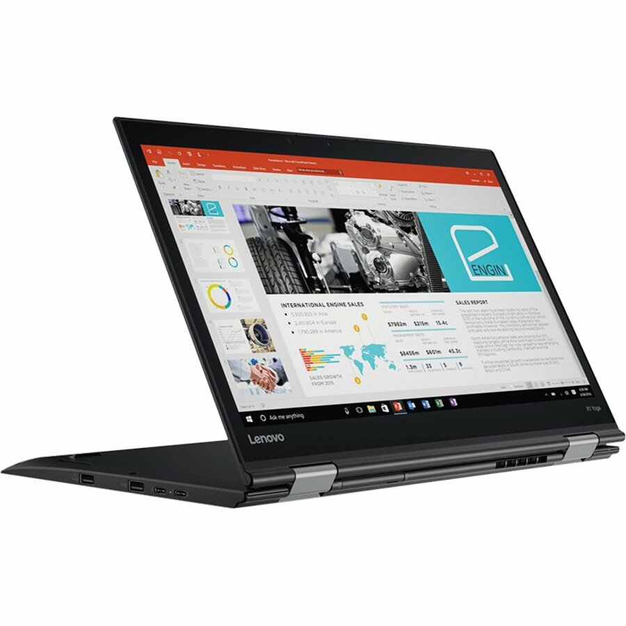 Lenovo ThinkPad X1 Yoga 20JD000WUS 14" Touchscreen 2 in 1 Ultrabook - 2560 x 1440 - Intel Core i7 7th Gen i7-7600U Dual-core (2 Core) 2.80 GHz - 16 GB Total RAM - 512 GB SSD - Black 20JD000WUS