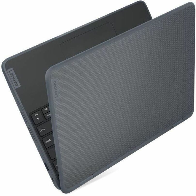 Ordinateur portable convertible 2 en 1 Lenovo 82VQ000EUS 12,2" - WUXGA - 1920 x 1200 - Intel N100 Quad-core (4 cœurs) - 4 Go de RAM totale - 4 Go de mémoire embarquée - 128 Go SSD - Gris ardoise 82VQ000EUS