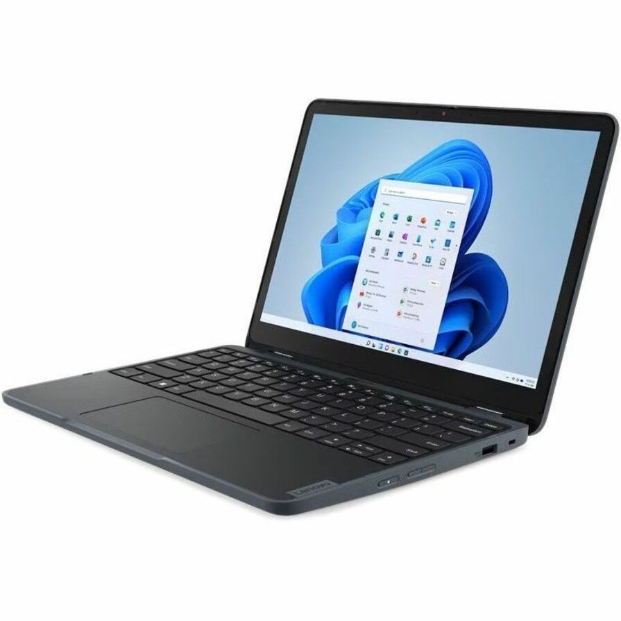Ordinateur portable convertible 2 en 1 Lenovo 82VQ000EUS 12,2" - WUXGA - 1920 x 1200 - Intel N100 Quad-core (4 cœurs) - 4 Go de RAM totale - 4 Go de mémoire embarquée - 128 Go SSD - Gris ardoise 82VQ000EUS
