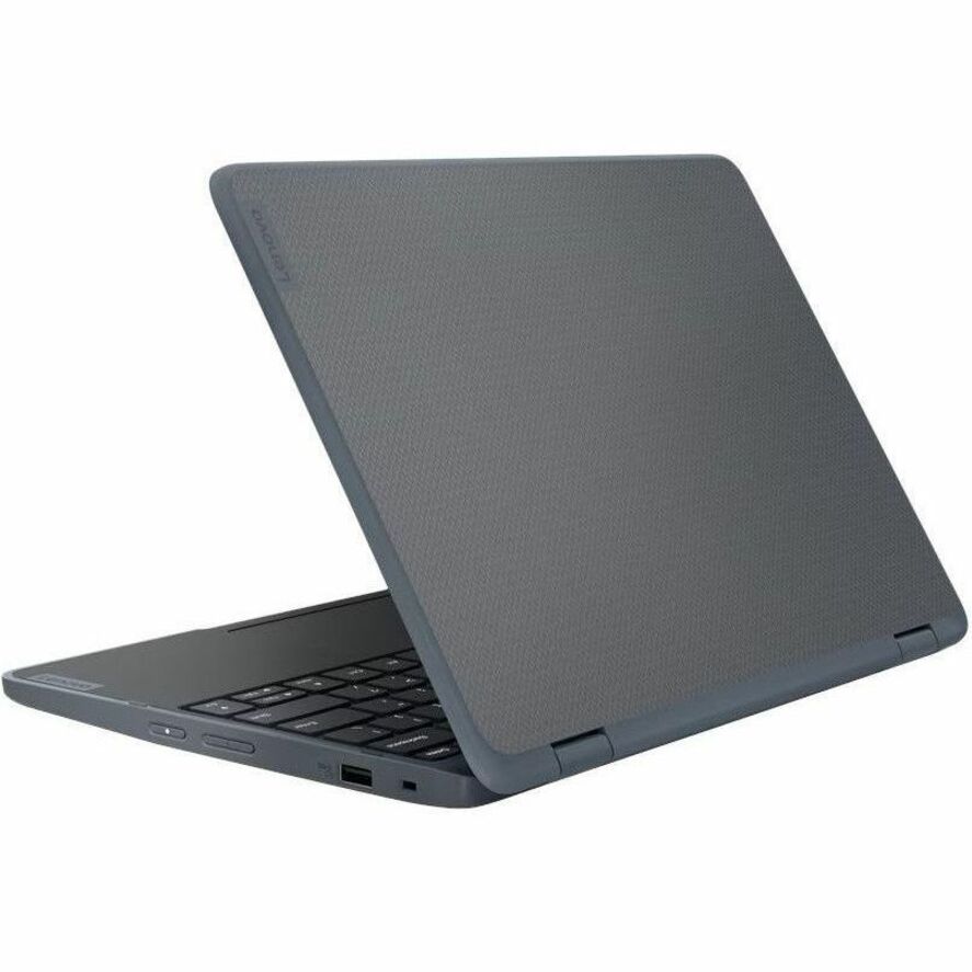 Ordinateur portable convertible 2 en 1 Lenovo 82VQ000EUS 12,2" - WUXGA - 1920 x 1200 - Intel N100 Quad-core (4 cœurs) - 4 Go de RAM totale - 4 Go de mémoire embarquée - 128 Go SSD - Gris ardoise 82VQ000EUS