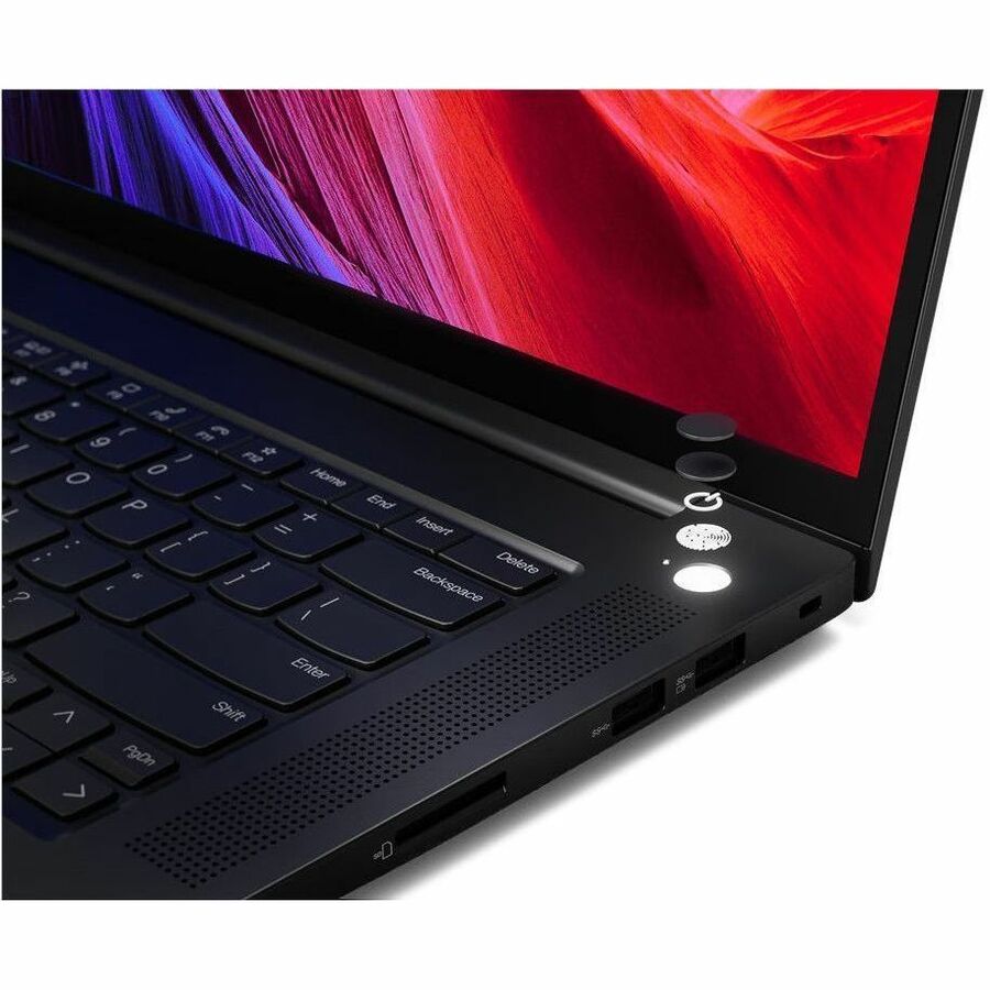 Station de travail mobile à écran tactile Lenovo ThinkPad P1 Gen 6 21FV001AUS 16" - WQUXGA - 3840 x 2400 - Intel Core i7 13e génération i7-13800H Tetradeca-core (14 cœurs) 2,50 GHz - 32 Go de RAM totale - 1 To SSD - Black Weave 21FV001AUS