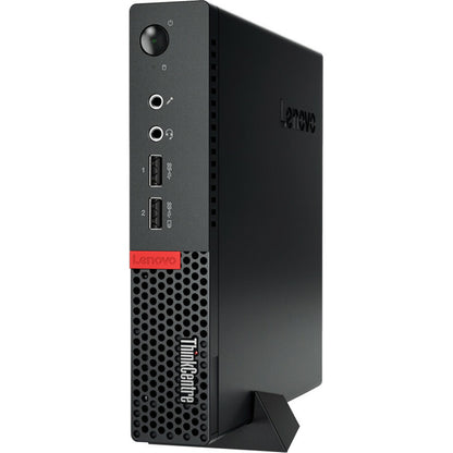 Ordinateur de bureau Lenovo ThinkCentre M910q 10MV000NCA - Intel Core i5 7e génération i5-7500T 2,70 GHz - 8 Go de RAM DDR4 SDRAM - SSD 256 Go - Minuscule - Noir 10MV000NCA