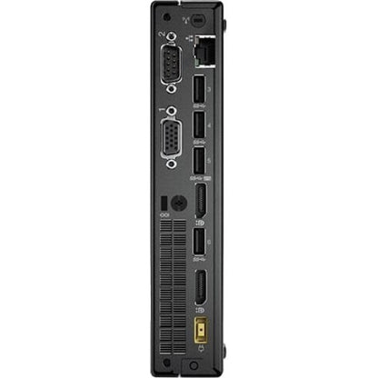 Ordinateur de bureau Lenovo ThinkCentre M910q 10MV000NCA - Intel Core i5 7e génération i5-7500T 2,70 GHz - 8 Go de RAM DDR4 SDRAM - SSD 256 Go - Minuscule - Noir 10MV000NCA