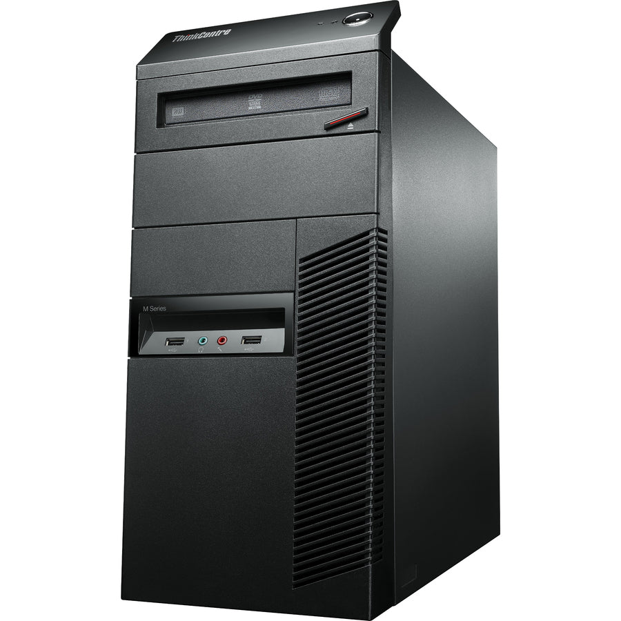 Ordinateur de bureau Lenovo ThinkCentre M93p 10A7000QUS - Intel Core i7 i7-4770 Quad-core (4 Core) 3,40 GHz - 8 Go RAM DDR3 SDRAM - Disque dur 1 To - Mini-tour - Noir professionnel 10A7000QUS