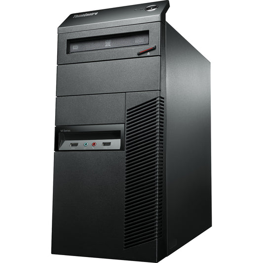 Ordinateur de bureau Lenovo ThinkCentre M93p 10A7000QUS - Intel Core i7 i7-4770 Quad-core (4 Core) 3,40 GHz - 8 Go RAM DDR3 SDRAM - Disque dur 1 To - Mini-tour - Noir professionnel 10A7000QUS