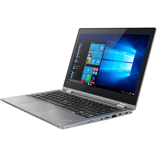 Ordinateur portable Lenovo ThinkPad L380 Yoga 20M7000KUS avec écran tactile de 13,3 pouces - 1920 x 1080 - Intel Core i5 8e génération i5-8250U Quad-core (4 cœurs) 1,60 GHz - 8 Go de RAM au total - SSD de 256 Go - Argent 20M7000KUS