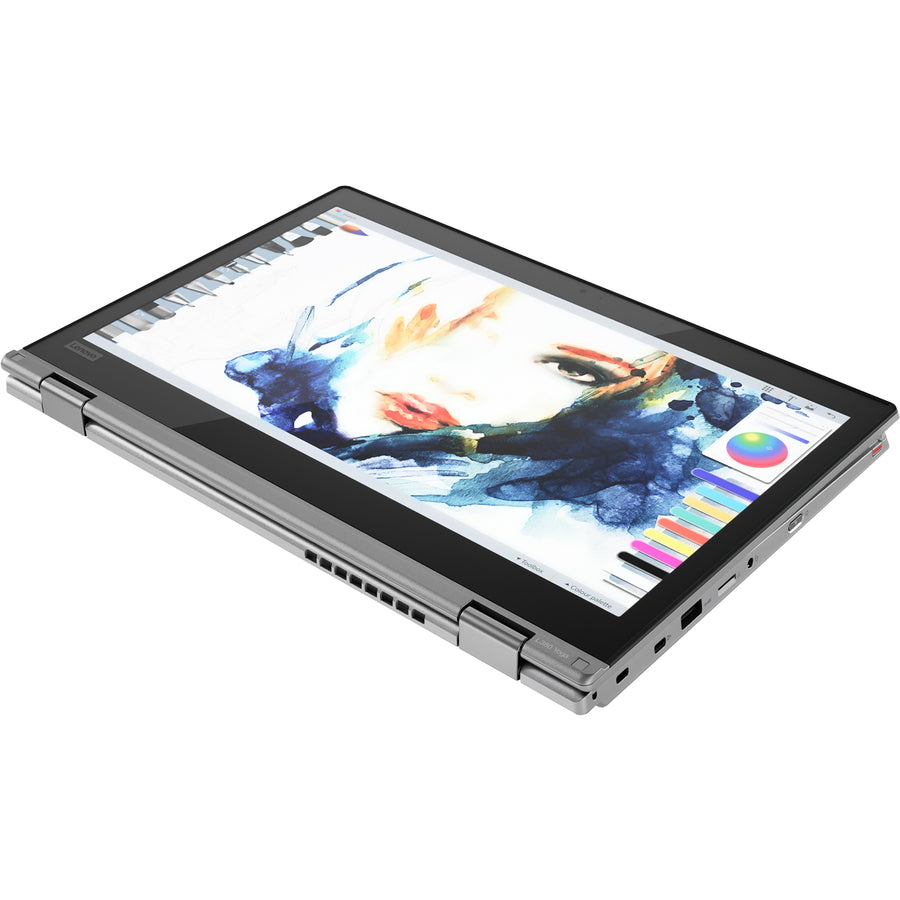 Ordinateur portable Lenovo ThinkPad L380 Yoga 20M7000KUS avec écran tactile de 13,3 pouces - 1920 x 1080 - Intel Core i5 8e génération i5-8250U Quad-core (4 cœurs) 1,60 GHz - 8 Go de RAM au total - SSD de 256 Go - Argent 20M7000KUS