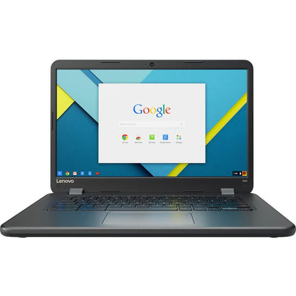 Lenovo Chromebook N42-20 80US0002US Chromebook 14" - 1366 x 768 - Intel Celeron N3060 Dual-core (2 Core) 1,60 GHz - 4 Go de RAM totale - 32 Go de mémoire flash - Noir 80US0002US