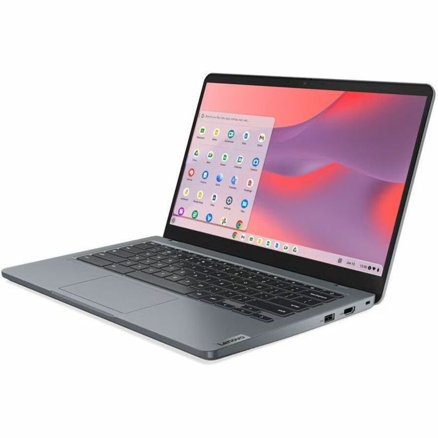 Lenovo 14e Chromebook Gen 3 82W60001US Chromebook à écran tactile 14" - Full HD - 1920 x 1080 - Intel N200 Quad-core (4 cœurs) - 8 Go de RAM totale - 8 Go de mémoire embarquée - 128 Go de mémoire flash - Gris orage 82W60001US