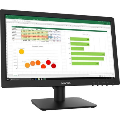 Moniteur LCD WXGA Lenovo 19" - 16:9 - Noir 61E0KAR6US