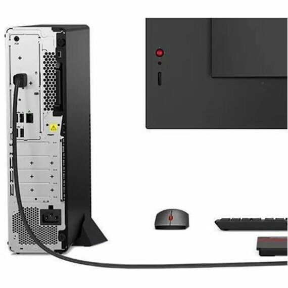 Ordinateur de bureau Lenovo ThinkCentre M70s Gen 4 12DN0011CA - Intel Core i5 13e génération i5-13400 Deca-core (10 cœurs) 2,50 GHz - 16 Go de RAM DDR4 SDRAM - 512 Go de SSD M.2 PCI Express NVMe 4.0 x4 - Petit facteur de forme - Noir 12DN0011CA